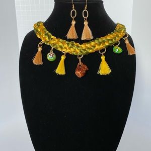 Stunning Mexican Artisan Set of Necklace/earrings